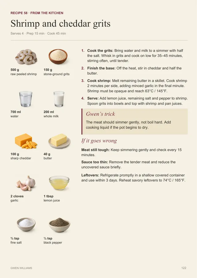 …its recipe page